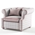 Elegant Benjamin Armchair: Perfect Comfort and Style 3D model small image 3