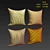 Decorative Pillow Set - Stylish and Cozy 3D model small image 2
