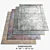 Rustic Aztec Turquoise Grey Rugs 3D model small image 1
