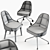 Elegant Elin Chair: Swedish Design Masterpiece 3D model small image 3