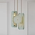 Elegant Bronze & Opal Pendant 3D model small image 1
