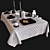 Zara Home Tableware Set 3D model small image 1