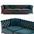 Natuzzi La Scala Sofa: Italian Elegance in Your Home 3D model small image 2