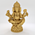 Sacred Ganesh Statue: Polys 1.25M, Verts 665K 3D model small image 1