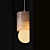 Elegant Alabaster Pendant Light 3D model small image 2