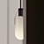 Modern Well Pendant Mini: Stunning Lighting Solution 3D model small image 3
