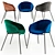 Elegant Yvette Grey Chair : La Forma 3D model small image 1