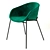 Elegant Yvette Grey Chair : La Forma 3D model small image 2