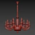 Lucia Tucci Ashanti Classic Chandelier 3D model small image 2