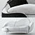 Sleek Marina Loveseat: Saula Moroso 3D model small image 3