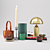 Elegant Decorative Set 3D model small image 1