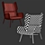 Pendleton Elk Chair: Elegant and Functional 3D model small image 3