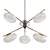 Mystical Mushroom Chandelier 3D model small image 1