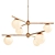 Modernist Brass Chandelier: Gemma 3D model small image 1