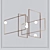 Venetian Mondrian Glass Ceiling 3D model small image 1