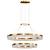 Tania Duo LED Chandelier: Elegant Illumination 3D model small image 1