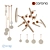 Sleek Disc Pendant Light 3D model small image 1