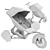 Transformable Kid Kustoms Roddler: Stroller to Bike! 3D model small image 3