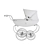 Classic Silver Cross Kensington Baby Carriage 3D model small image 3