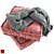 Cozy Knit Futton Pillow 3D model small image 2