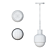 Minimalistic Pendant Light: Lampatron POD 3D model small image 3