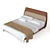 Italian Luxury: Poltrona Frau Coupe Bed 3D model small image 2