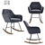 Nebel Rocker: Minimalistic Elegance 3D model small image 2