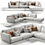 Elevate Your Space with Vessel Gamma Arredamenti Sofa 3D model small image 1