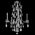 Timeless Elegance: Classic Chandelier 3D model small image 5