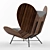 Freewing Lounge Chair: Maximum Comfort and Style 3D model small image 2