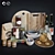 Versatile Kitchen Organizer 3D model small image 1
