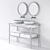 Burgbad Mya 2x - Sleek & Stylish Bathroom Vanity 3D model small image 3