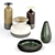 Natuzzi Stromboli Ceramic Vases 3D model small image 1