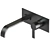Antoniolupi BK200 Black Metal Sink Mixer 3D model small image 1