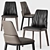 Belinda Chair: Exquisite Design by Cattelan Italia 3D model small image 1