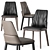 Belinda Chair: Exquisite Design by Cattelan Italia 3D model small image 4