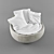 Sleek Modern Armchair 3D model small image 2