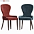 Luxury Leather Deephouse Chamonix Chair 3D model small image 1