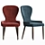 Luxury Leather Deephouse Chamonix Chair 3D model small image 2
