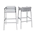 Cizeta Tenues Red Bar Stool 3D model small image 3