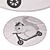 Bloomingville Squirrel Round Rug 3D model small image 1