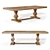 OLLESBURG Dining Table: Elegant and Spacious 3D model small image 1