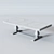 OLLESBURG Dining Table: Elegant and Spacious 3D model small image 3