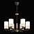 Sleek Cero Lightstar Chandelier 3D model small image 2
