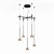 Vibia Algorithm 0855 Pendant Light 3D model small image 1