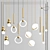 Modern Hanging Light Set - Exclusive 32 Designs 3D model small image 1