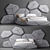 Sleek Restful Haven Bed 3D model small image 1