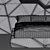 Sleek Restful Haven Bed 3D model small image 3