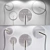 Luminous Aura: Vibia Guise Wall Lights 3D model small image 3