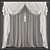 Classic Style Curtains 3D model small image 1